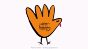 Thanksgiving Turkey GIF by OneSquigglyLine
